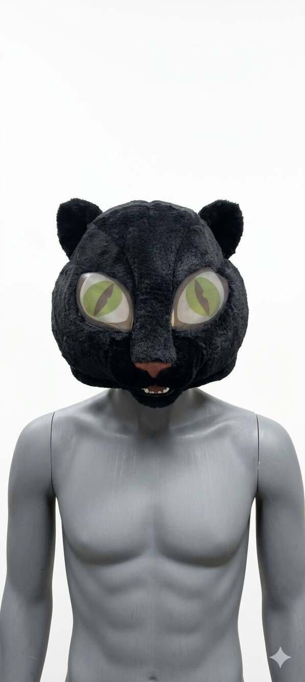 Dan Dee Collectors Choice Big Greeter Heads Black Panther Plush Mascot